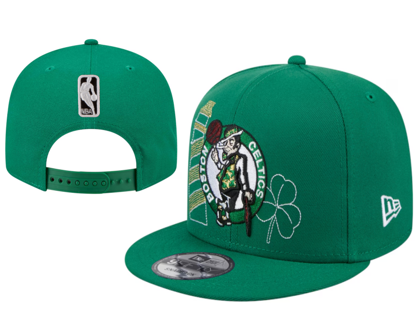 2025 NBA Boston Celtics green hat 001YS->nfl hats->Sports Caps